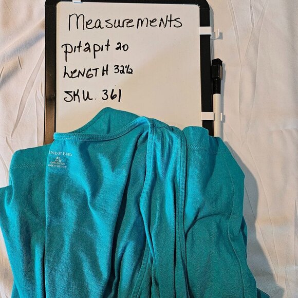 Lands' End Dress, sleeveless cover up, pockets, size XL 18-20 - Picture 7 of 7